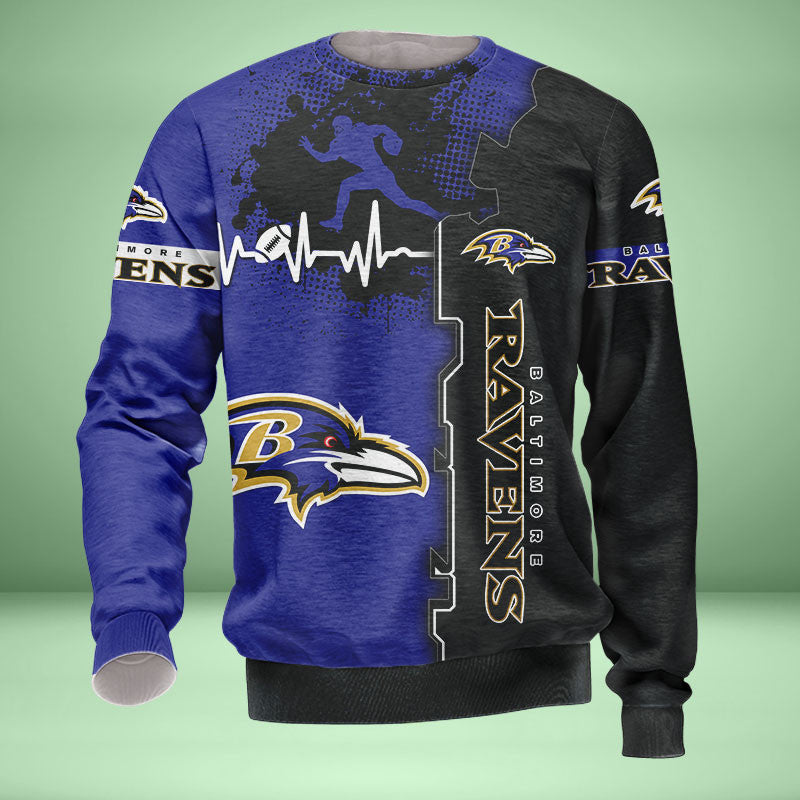 Baltimore Ravens 3d Over Print Clothing 5508
