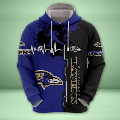 Baltimore Ravens 3d Over Print Clothing 5508