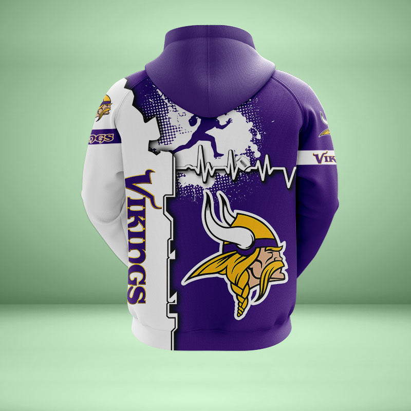 Minnesota Vikings 3d Over Print Clothing 5525