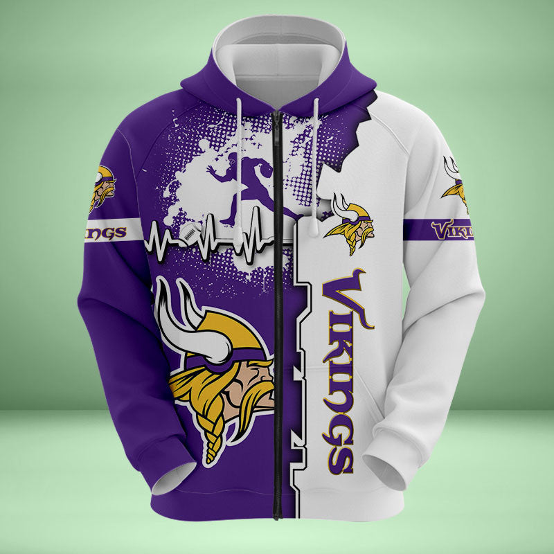 Minnesota Vikings 3d Over Print Clothing 5525