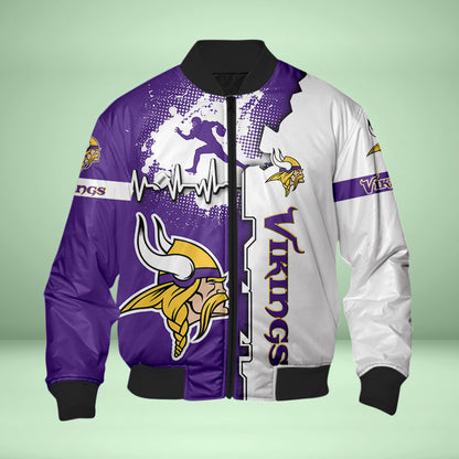 Minnesota Vikings 3d Over Print Clothing 5525