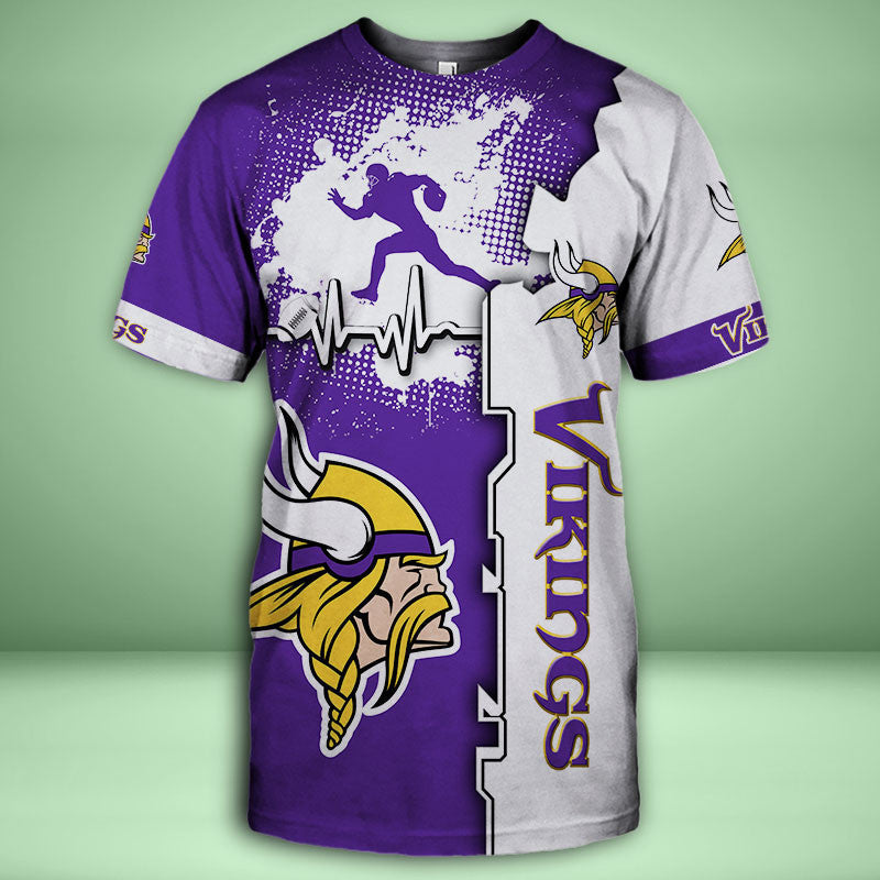 Minnesota Vikings 3d Over Print Clothing 5525