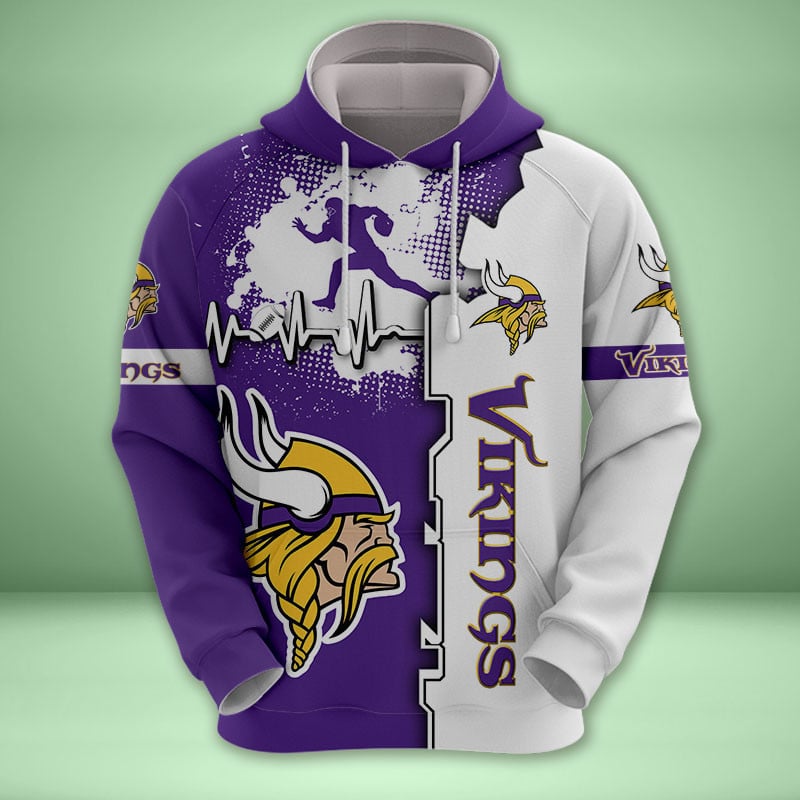 Minnesota Vikings 3d Over Print Clothing 5525