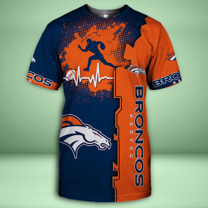 Denver Broncos 3d Over Print Clothing 5515