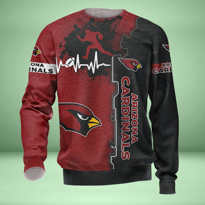 Arizona Cardinals 3d Over Print Clothing 5506