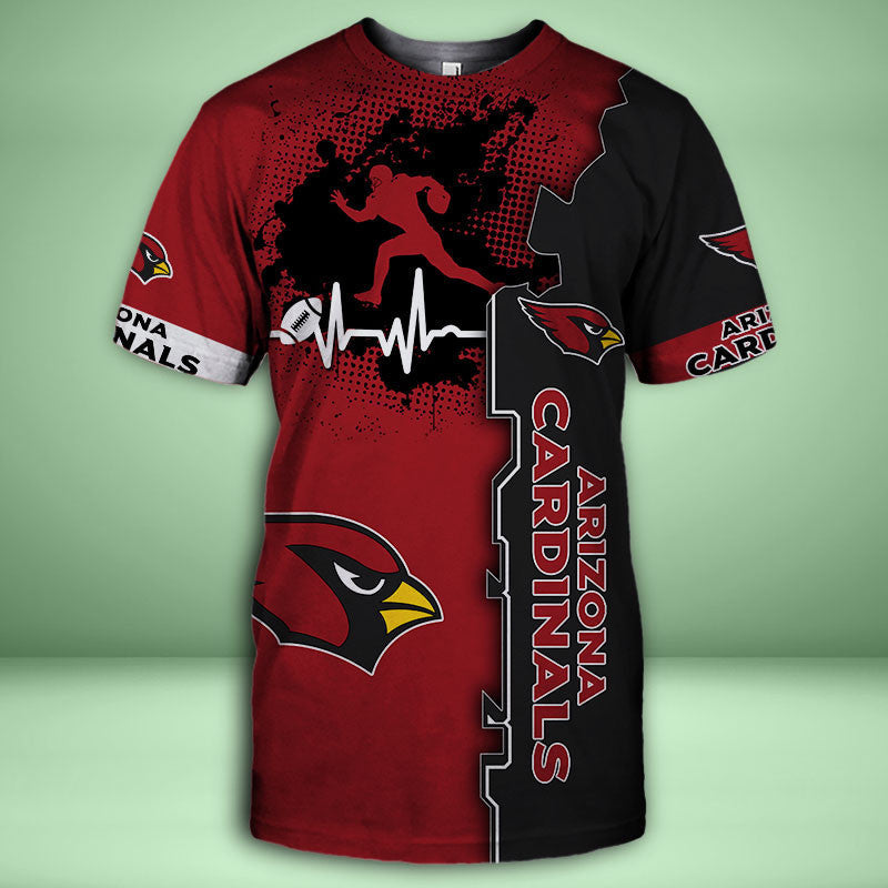 Arizona Cardinals 3d Over Print Clothing 5506