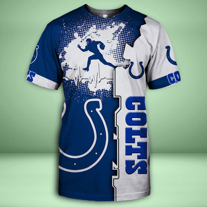 Indianapolis Colts 3d Over Print Clothing 5519