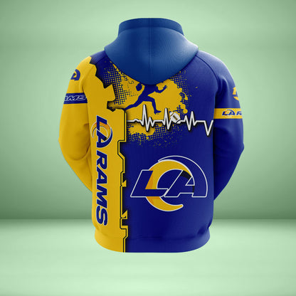 Los Angeles Rams 3d Over Print Clothing 5523