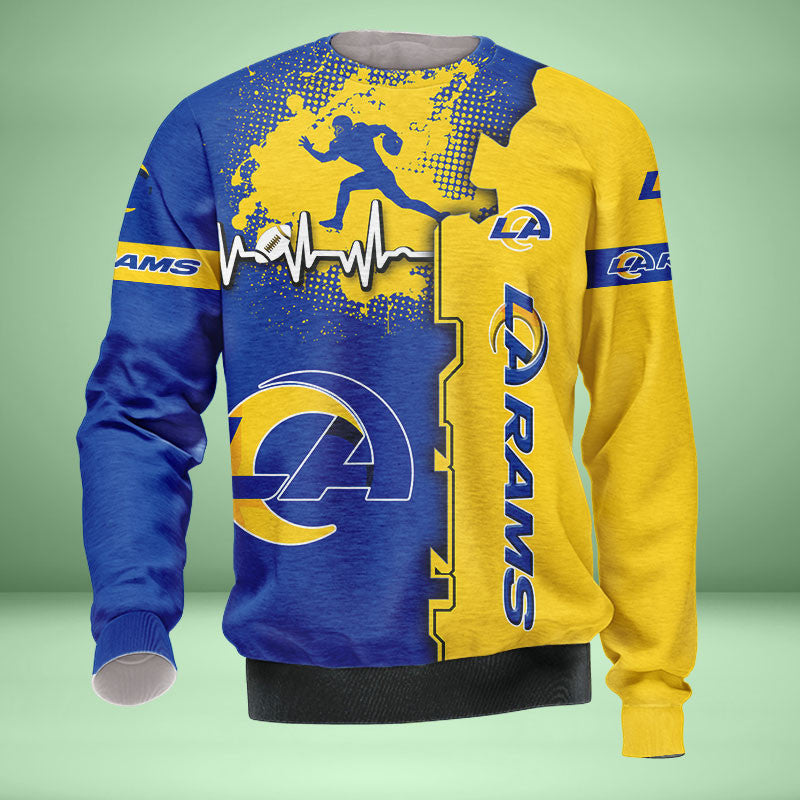 Los Angeles Rams 3d Over Print Clothing 5523