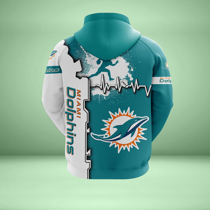 Miami Dolphins 3d Over Print Clothing 5524