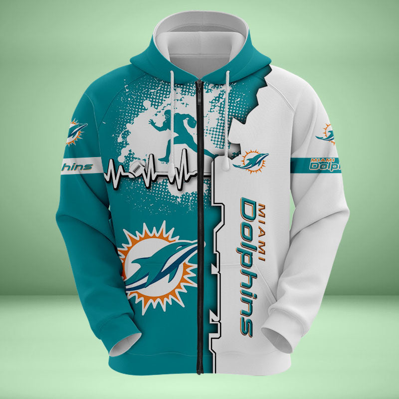 Miami Dolphins 3d Over Print Clothing 5524