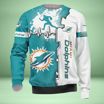 Miami Dolphins 3d Over Print Clothing 5524