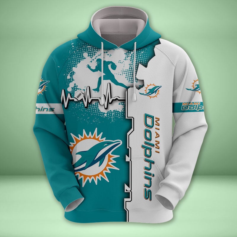 Miami Dolphins 3d Over Print Clothing 5524