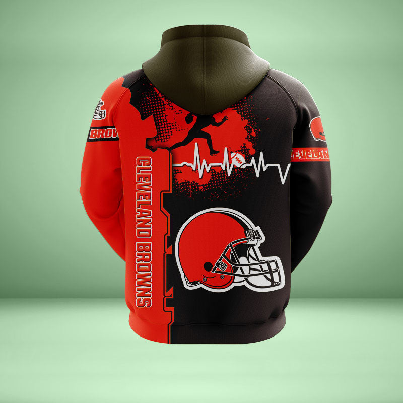 Cleveland Browns 3d Over Print Clothing 5513