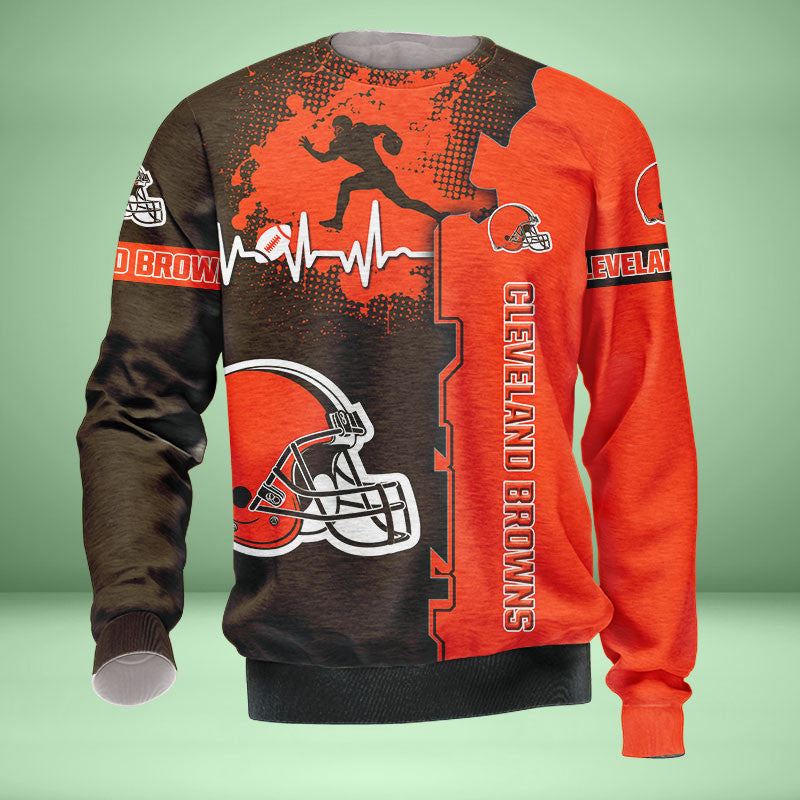 Cleveland Browns 3d Over Print Clothing 5513