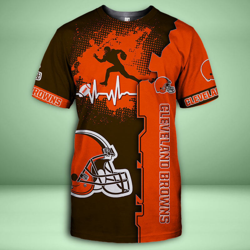 Cleveland Browns 3d Over Print Clothing 5513