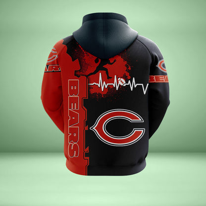 Chicago Bears 3d Over Print Clothing 5511