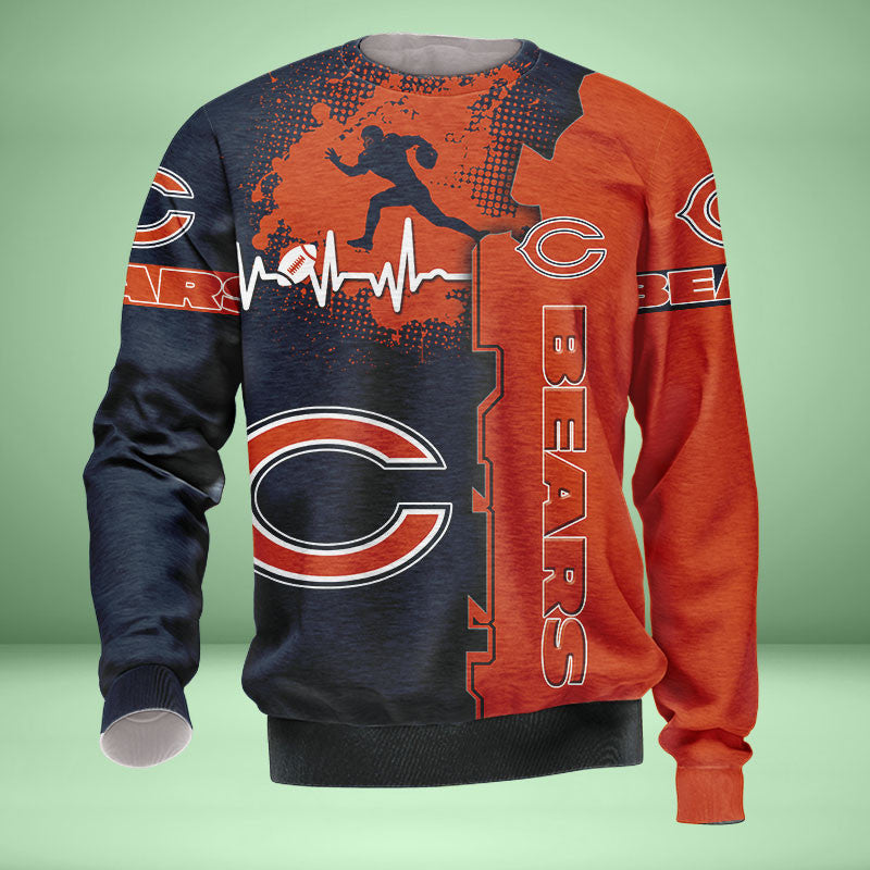 Chicago Bears 3d Over Print Clothing 5511