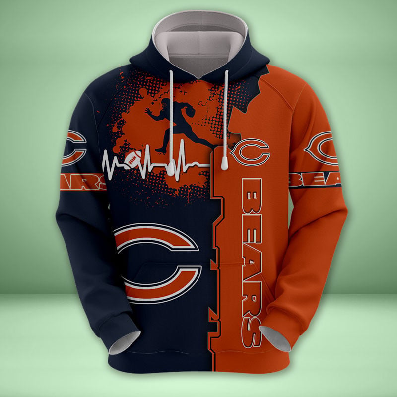 Chicago Bears 3d Over Print Clothing 5511