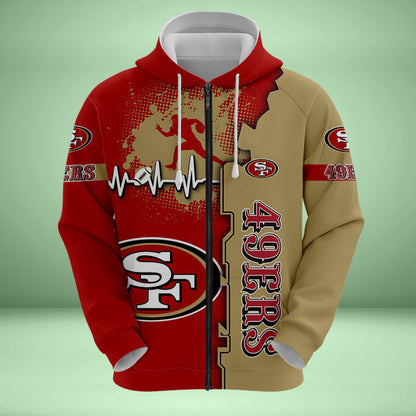 San Francisco 49ers 3d Over Print Clothing 5533