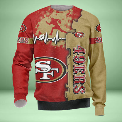 San Francisco 49ers 3d Over Print Clothing 5533