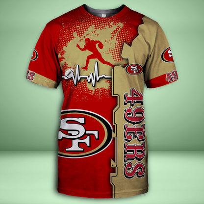 San Francisco 49ers 3d Over Print Clothing 5533