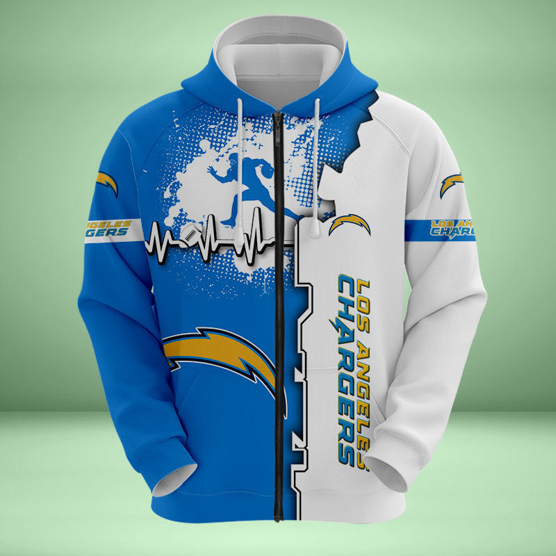 Los Angeles Chargers 3d Over Print Clothing 5522
