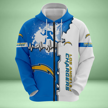Los Angeles Chargers 3d Over Print Clothing 5522