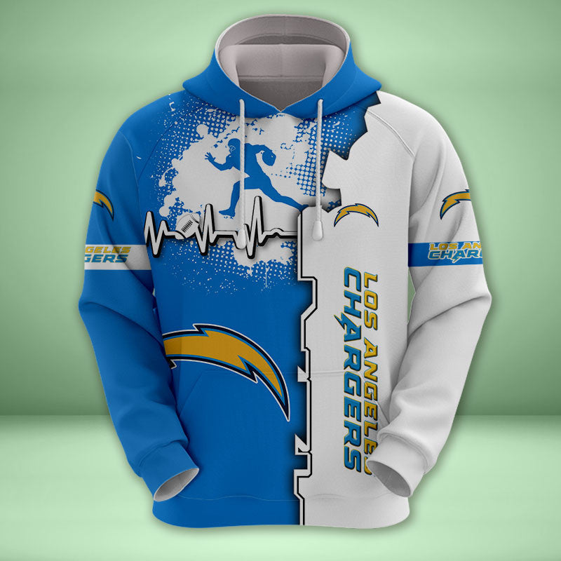 Los Angeles Chargers 3d Over Print Clothing 5522