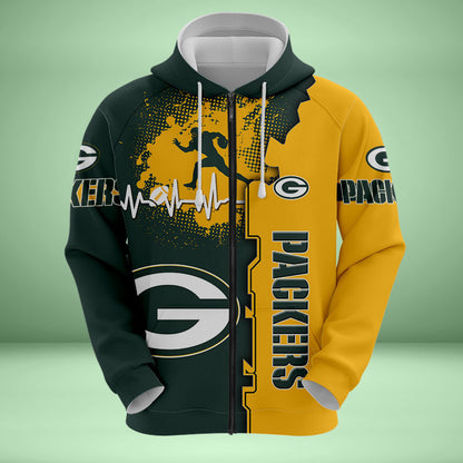 Green Bay Packers 3d Over Print Clothing 5517
