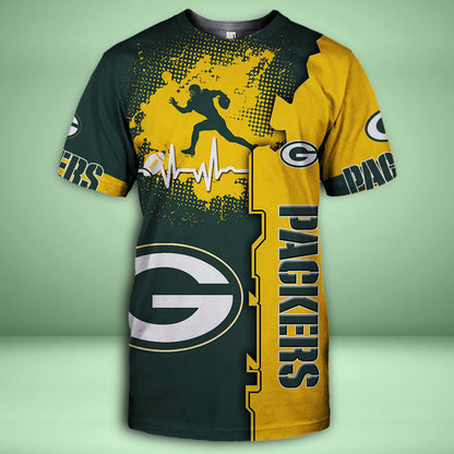 Green Bay Packers 3d Over Print Clothing 5517