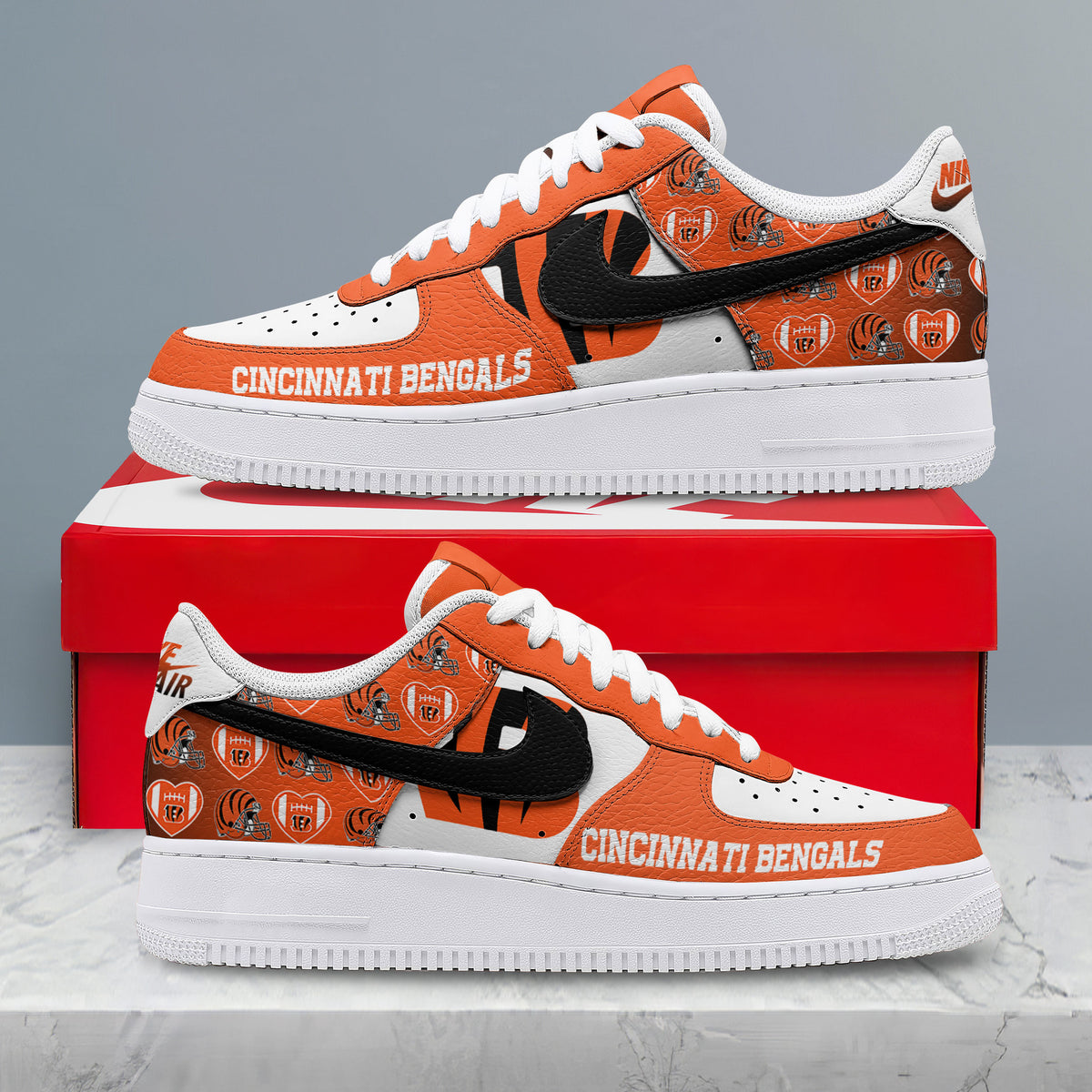 Cincinnati Bengals | Premium Gridiron Classic Low Top Shoes Nth1