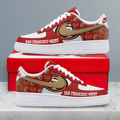 San Francisco 49ers | Premium Gridiron Classic Low Top Shoes Nth23