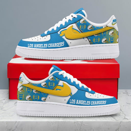 Los Angeles Chargers | Premium Gridiron Classic Low Top Shoes Nth22