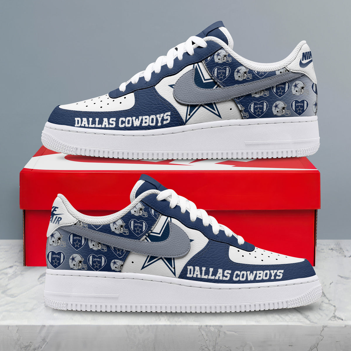 Dallas Cowboys | Premium Gridiron Classic Low Top Shoes Nth1