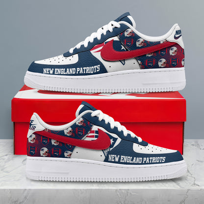 New England Patriots | Premium Gridiron Classic Low Top Shoes Nth1