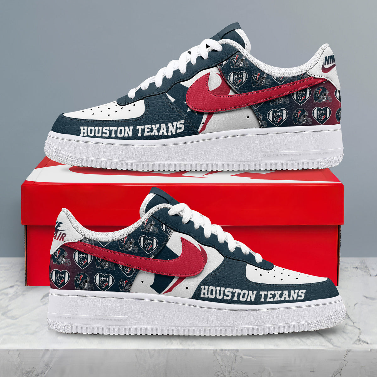 Houston Texans | Premium Gridiron Classic Low Top Shoes Nth15