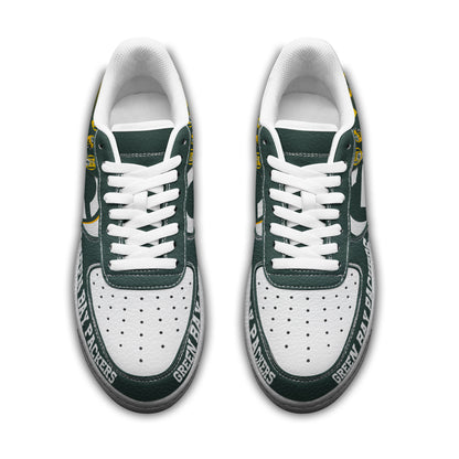 Green Bay Packers | Premium Gridiron Classic Low Top Shoes Nth13