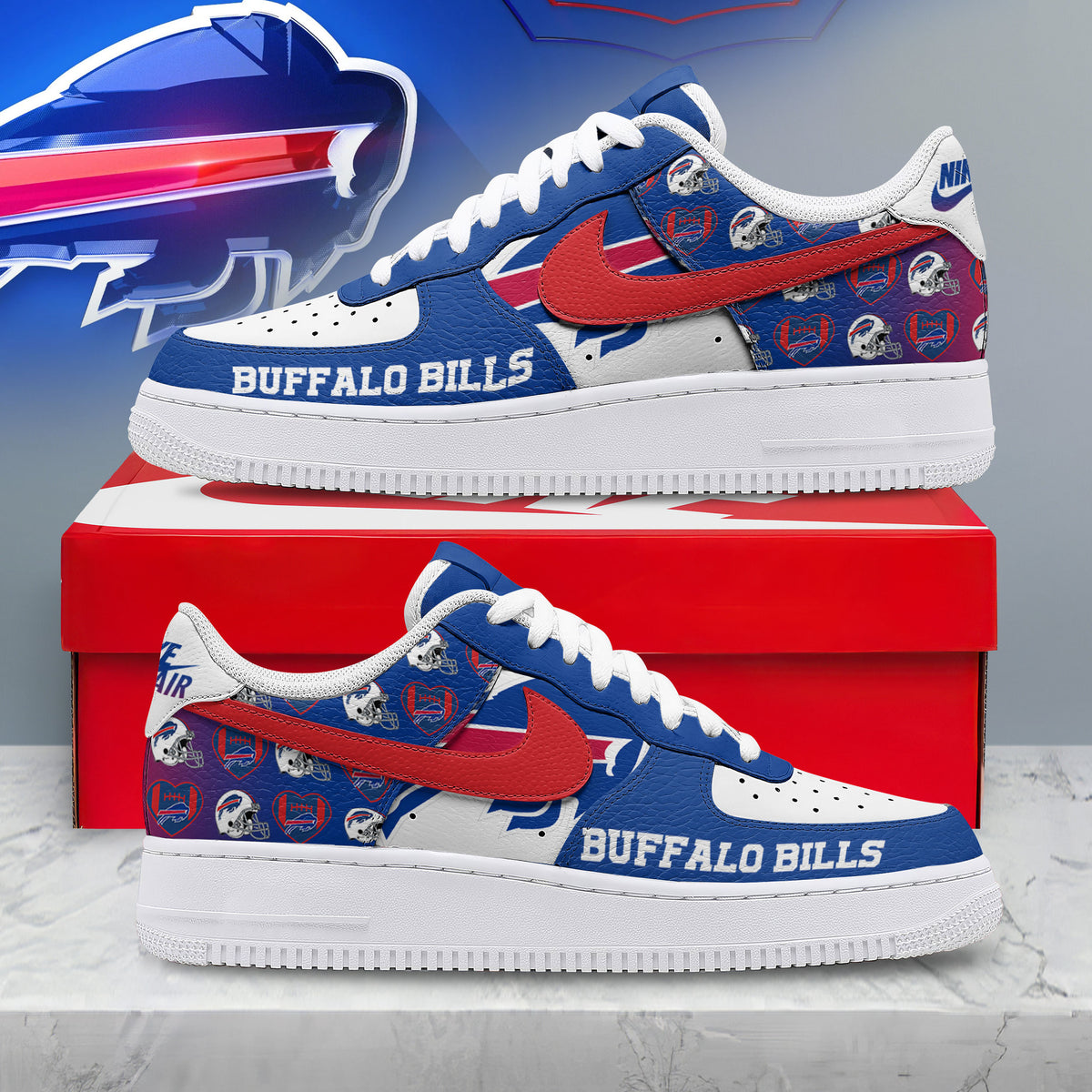 Buffalo Bills | Premium Gridiron Classic Low Top Shoes Nth11