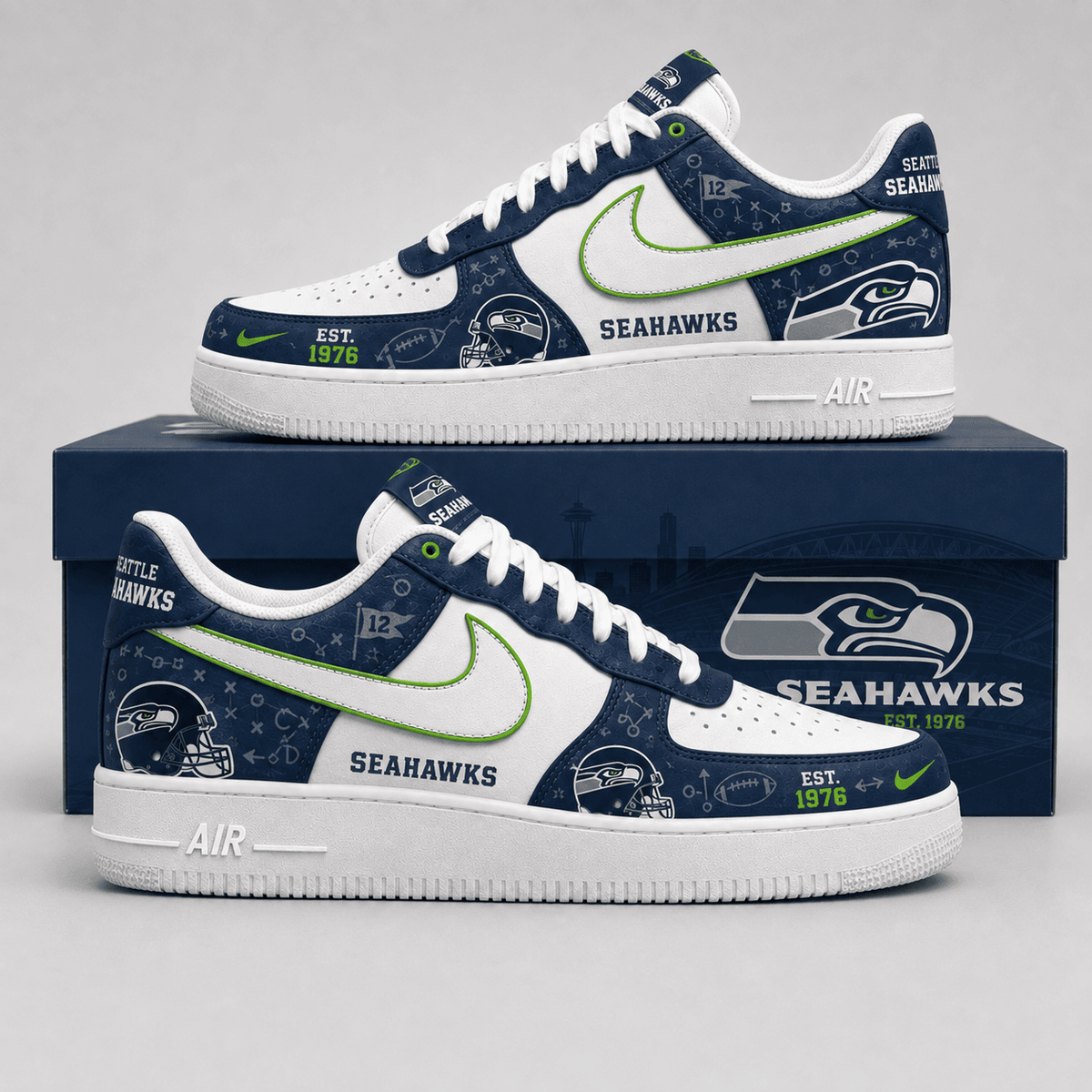 Seattle Seahawks | Premium Game Ready Fan Low Top Shoes - Va35220