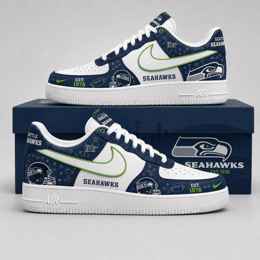 Seattle Seahawks | Premium Game Ready Fan Low Top Shoes - Va35220