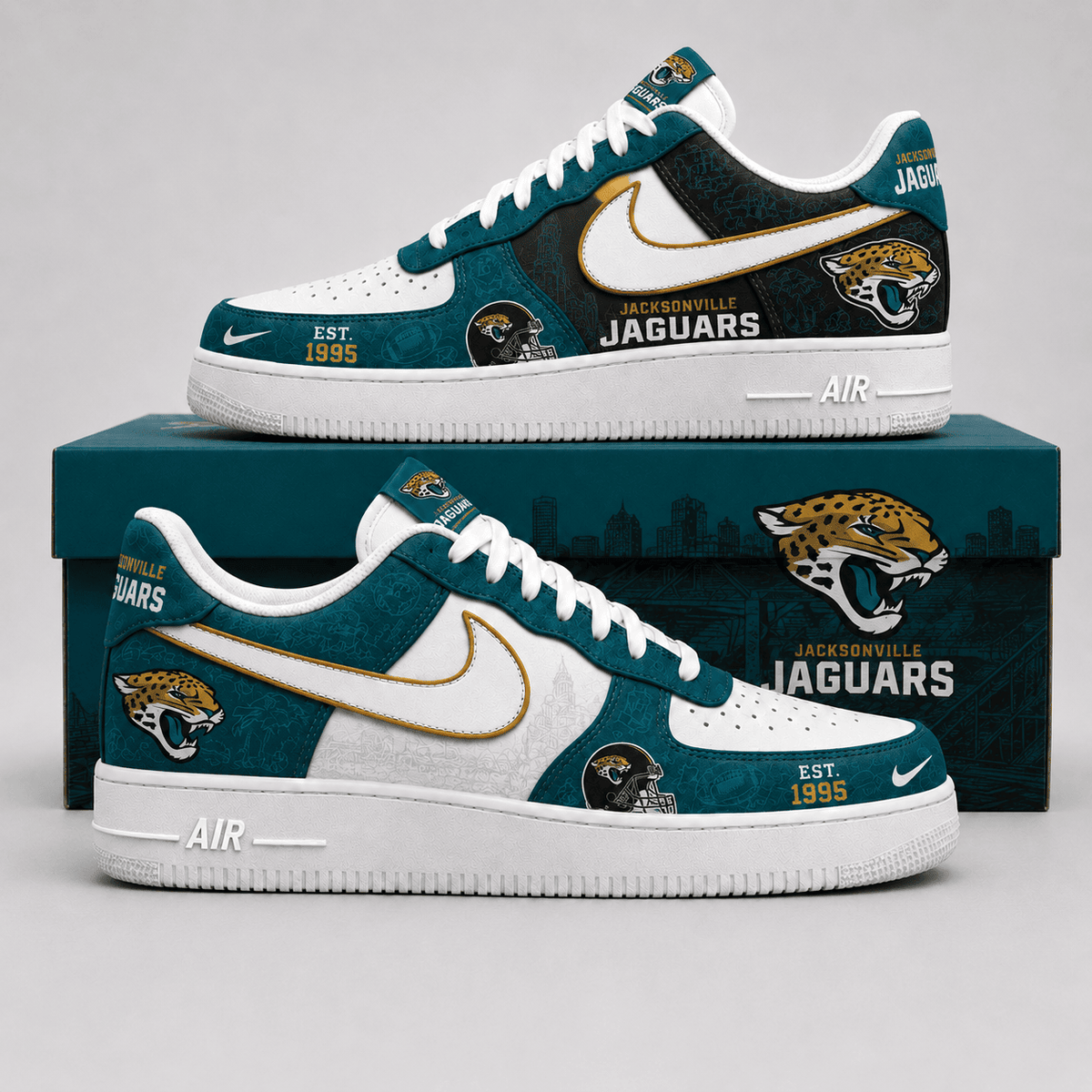 Jacksonville Jaguars | Premium Game Ready Fan Low Top Shoes - Va35229