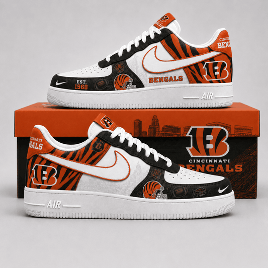 Cincinnati Bengals | Premium Game Ready Fan Low Top Shoes - Va35236