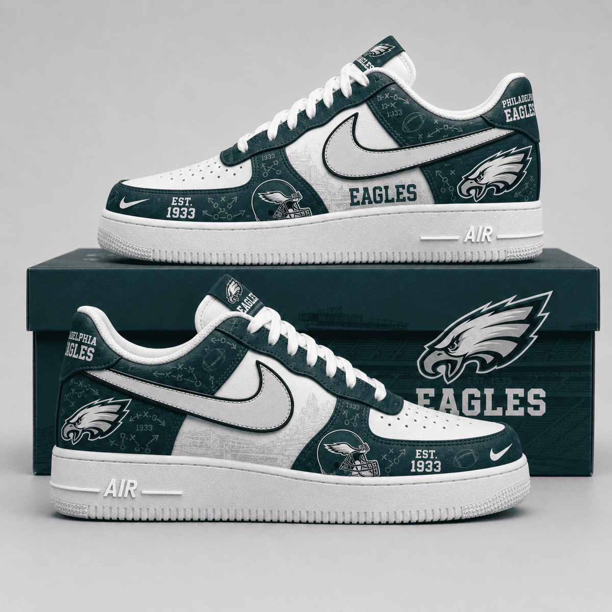 Philadelphia Eagles | Premium Game Ready Fan Low Top Shoes - Va35222