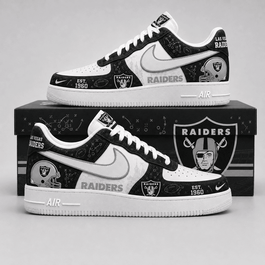 Las Vegas Raiders | Premium Game Ready Fan Low Top Shoes - Va35227