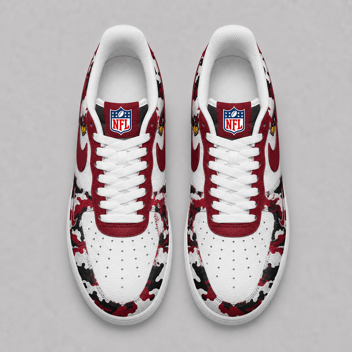 Arizona Cardinals | Premium Team Camo Low Top Shoes