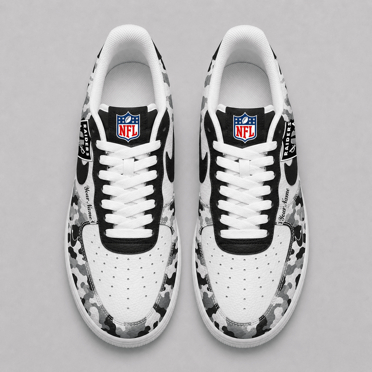 Las Vegas Raiders | Premium Team Low Top Shoes VA918