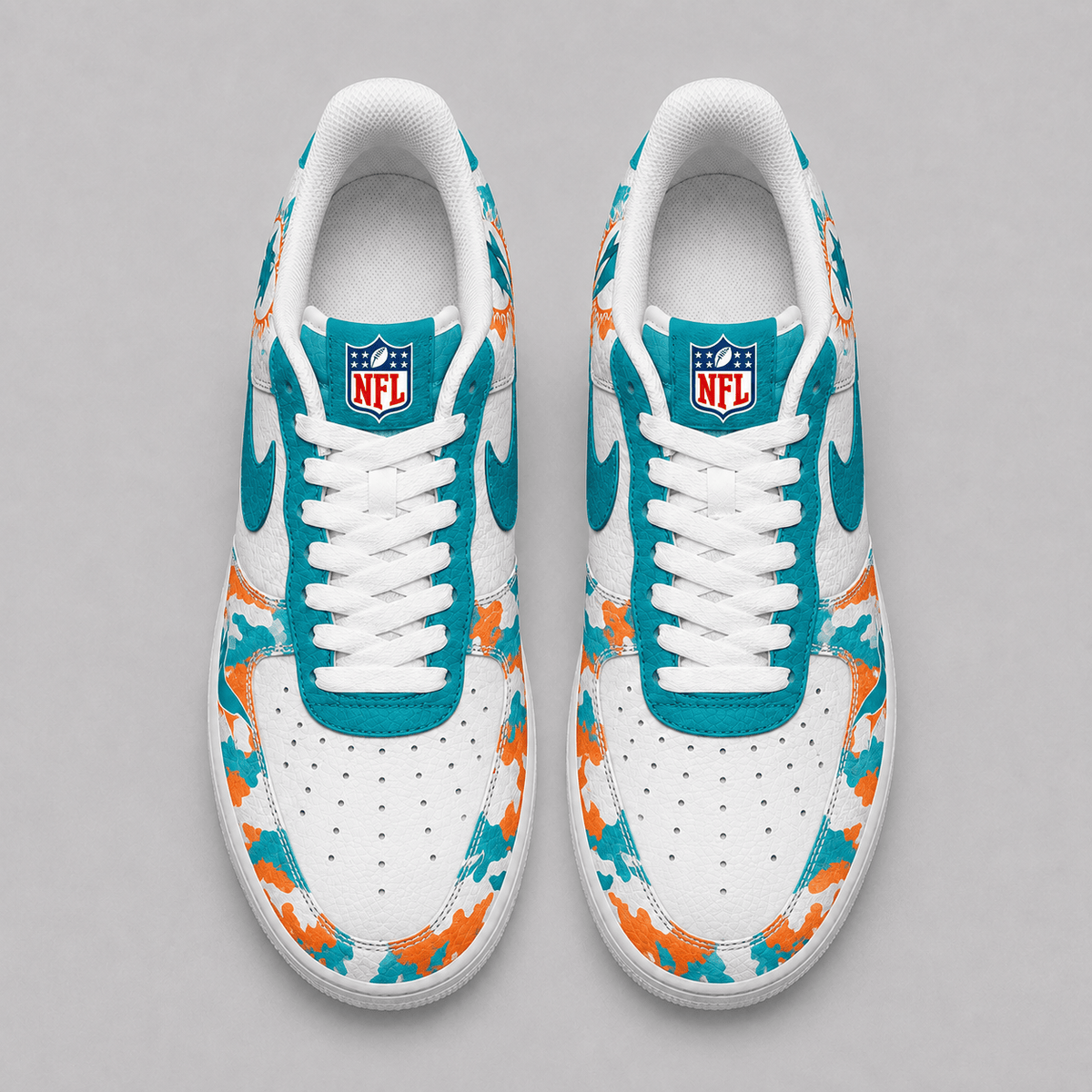Miami Dolphins | Premium Team Camo Low Top Shoes