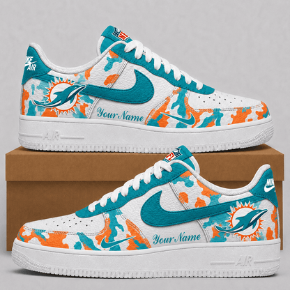 Miami Dolphins | Premium Team Camo Low Top Shoes