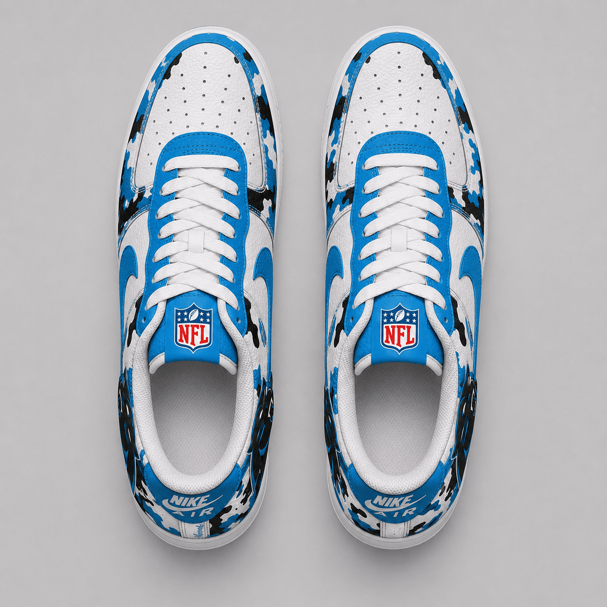 Carolina Panthers | Premium Team Camo Low Top Shoes